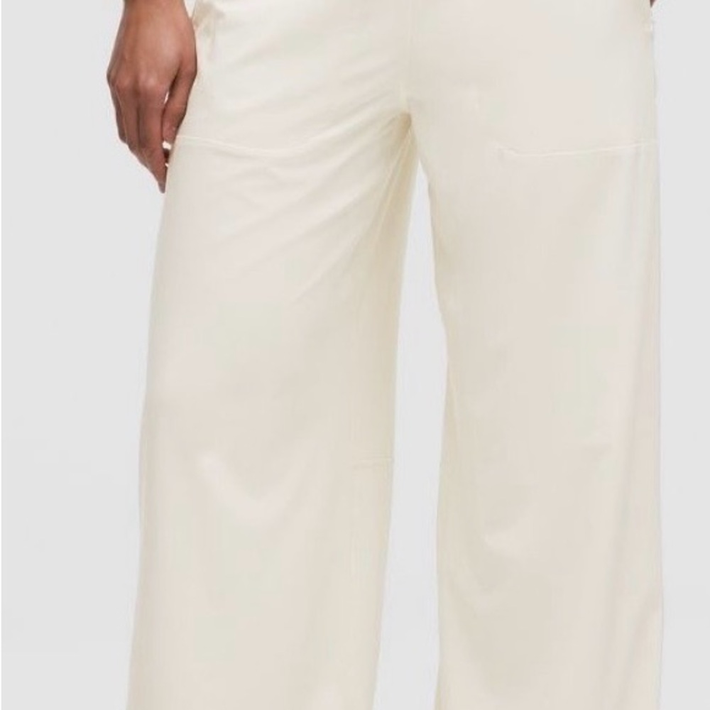 lululemon athletica Cream Wide Leg Pants
